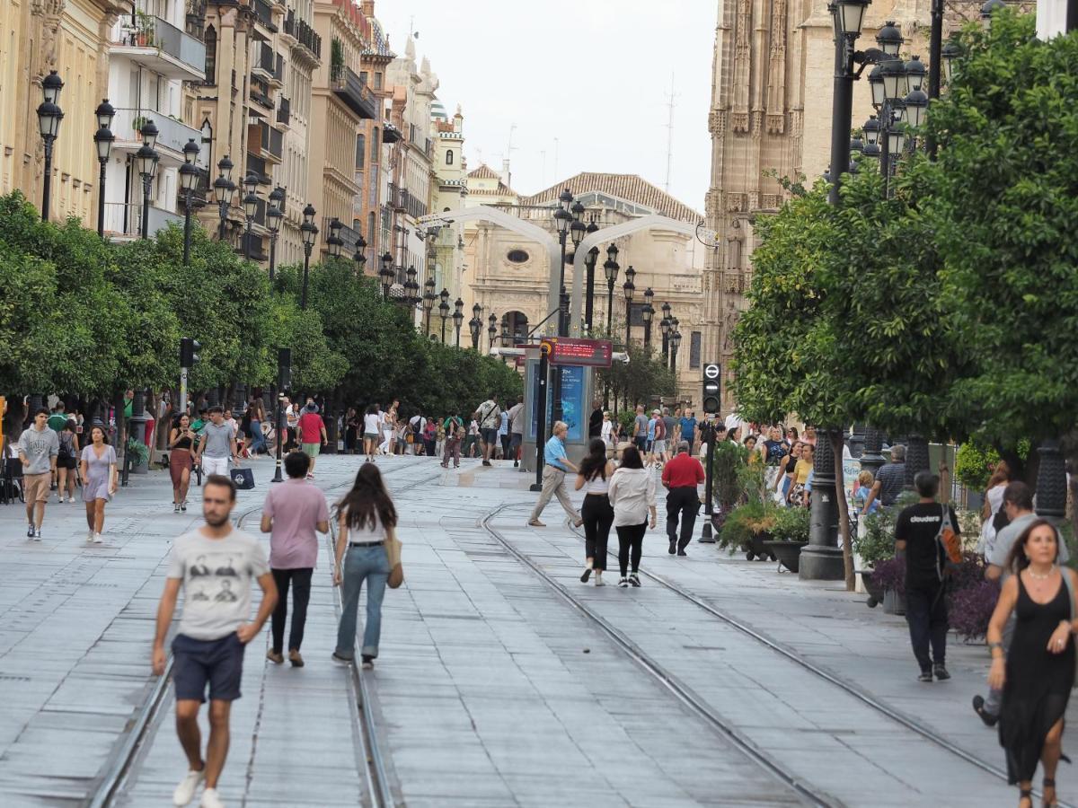 Appartamento Apartamento Cruz Roja A Siviglia Esterno foto